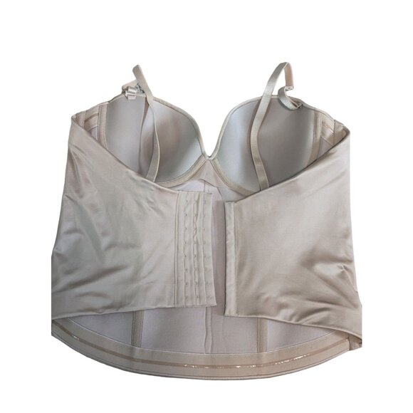 Fine Lines Low Back Strapless Convertible Shaping Bustier, Nude 38B - RL132 - Picture 10 of 12